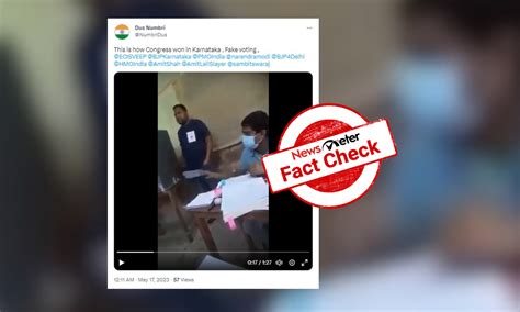 Old video from WB passed off as vote rigging in Karnataka polls