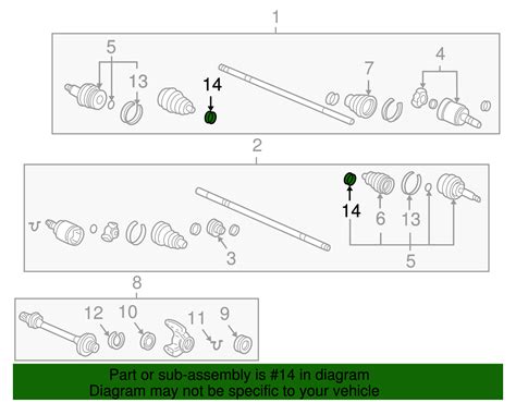 44329-SX0-C02 - 1999-2015 Honda - Band Drive Shaft (Nippon Hatsujo ...