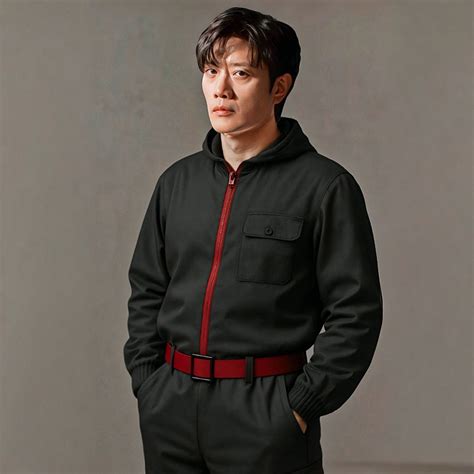 𝐌𝐚𝐬𝐤𝐞𝐝 𝐎𝐟𝐟𝐢𝐜𝐞𝐫 𝐄𝐝𝐢𝐭 🖤 ️ in 2025 | Squid games, Korean actors, Squad game