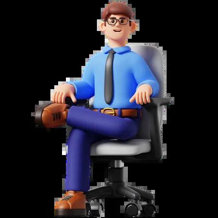 Businessman in Chair PNG 的图像结果