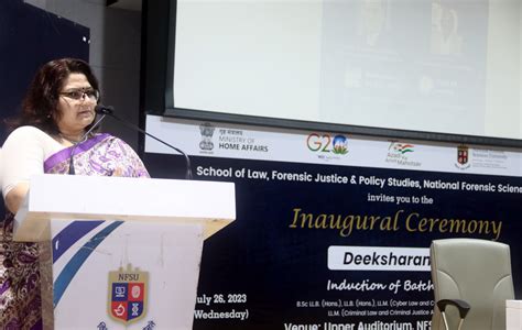 The School of Law, Forensic Justice & Policy Studies, NFSU, Gandhinagar ...