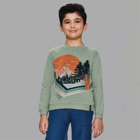 Mi Arcus - Adventure Explore Printed Sweatshirt - Sweatshirt