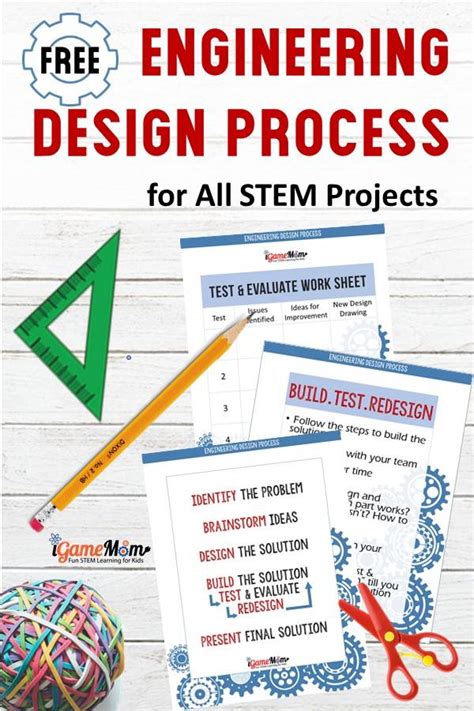 Engineering Design Process Worksheet 的图像结果