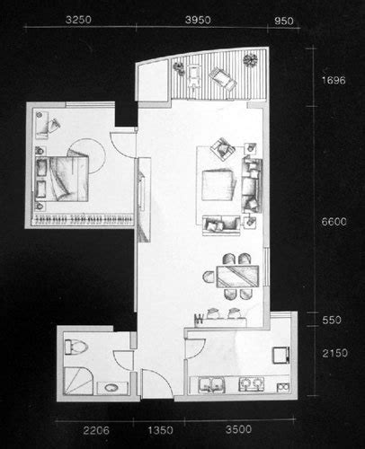 80平米小户型室内装潢设计平面图_装信通网效果图