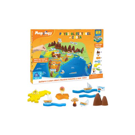 Imagi Make Mapology Physical Features Of India Puzzle – Rainbow Toys