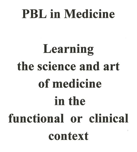 Problem Based Learning Medicine 的图像结果