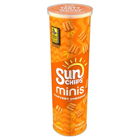 SUNCHIPS Minis Whole Grain Snacks - Harvest Cheddar - Shop Chips at H-E-B