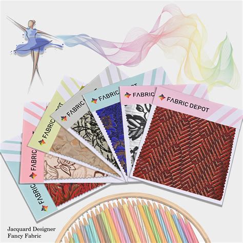 Jacquard Designer Fancy Fabric-Swatch Card – Fabric Depot