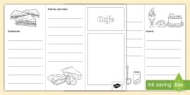 Menu Template,Design a Menu, Menu (teacher made) - Twinkl