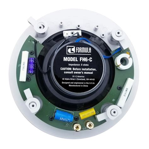 BIC America FH6C – 2-Way 6.5'' In-Ceiling Speaker (Pair) – AV Shack