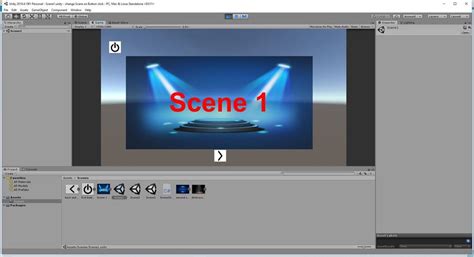Image result for Unity Switch Scene with Button