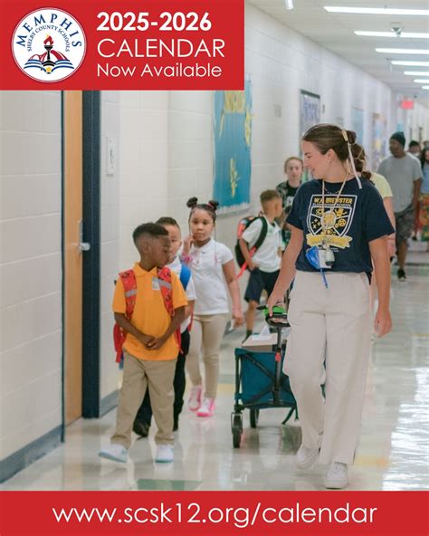 Memphis-Shelby County Schools | Just in: The 2025-2026 calendar is now ...