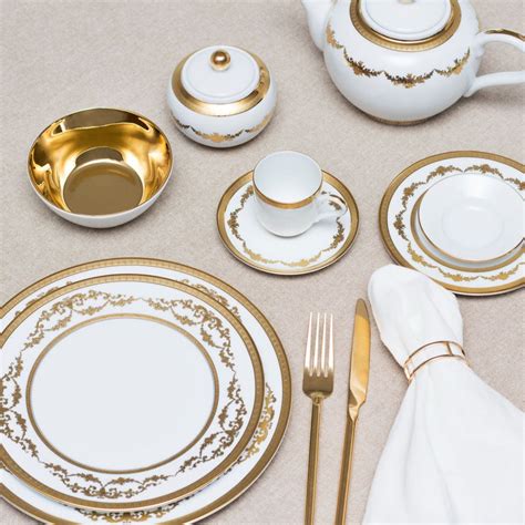Porcel | Imperio Gold Teacup and Saucer | Bring Luxury Home | Mérci ...