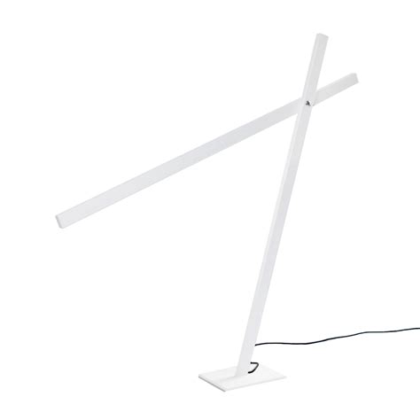 Cantilevered Floor Lamp // White - Taylor Donsker - Touch of Modern