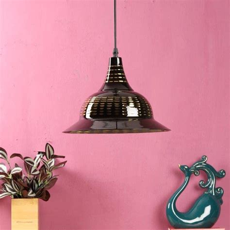 ELIANTE Clement Black Iron Hanging Light -D-7112-1LP - Without Bulb