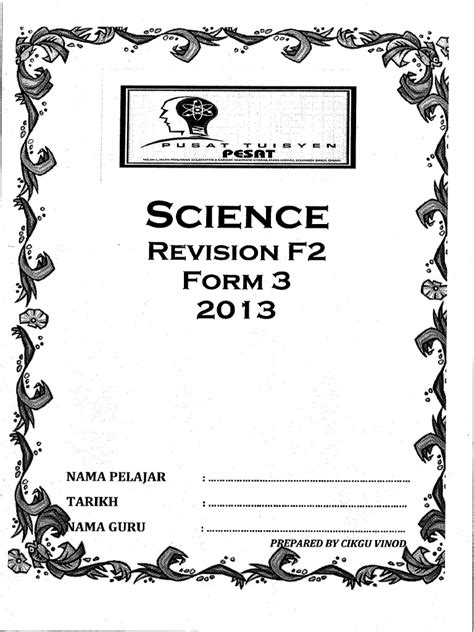 Image result for Science Test Paper Form 2