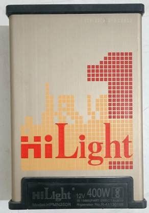 Hilight Rainproof Power Supply/SMPS 400 Watt 12V for LED Strips LED ...