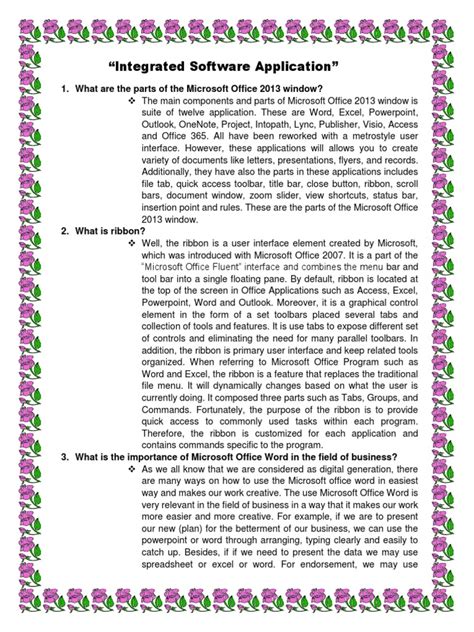 Using Application Software 的图像结果