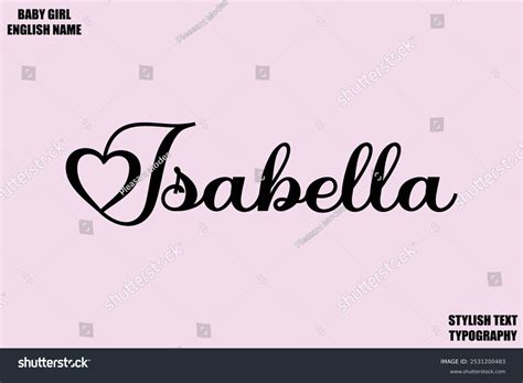 Isabella In Cursive