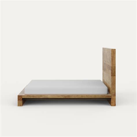 Bay Platform Bed - Solid Wood Beach Style Bed | Crafts Mill Bespoke ...