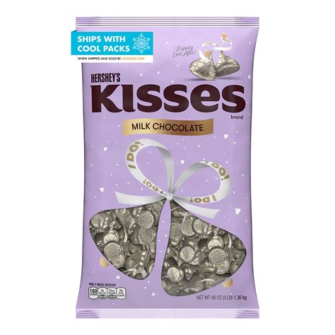 Buy HERSHEY'S KISSES Milk Chocolate, Individually Wrapped, Gluten Free ...