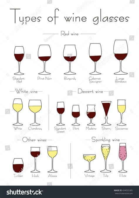 Wine Glass Type Chart