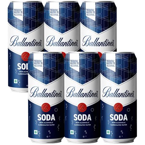 Ballantine's Soda Can 250ml : Amazon.in: Grocery & Gourmet Foods