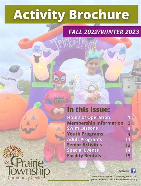 Activity Brochure | Prairie Township, OH - Official Website