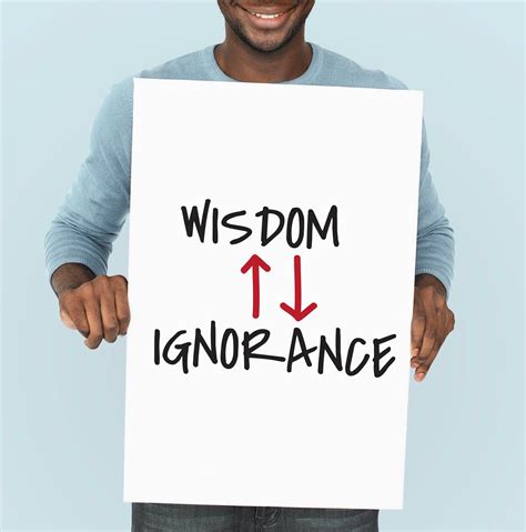 Proficiency Antonyms Wisdom Ignorance Illustration | Premium Photo ...