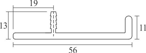 Aluminium Edge Profile EAPS-129 | Enox India