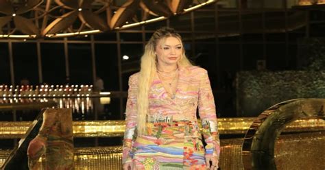 Gigi Hadid stuns in multi-coloured outfit at Ambani event in Mumbai