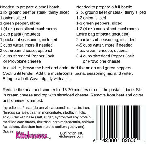 Philly Cheesesteak Skillet Meal with pasta and seasoning – Kitcheneez ...