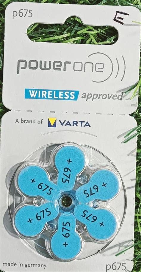 VARTA Power one p675 1.45V Hearing Aid Batteries : Amazon.in: Health ...
