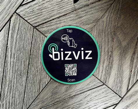 Tap Tag Counter NFC Sign | Large Tap Sign | Sticky NFC Signs