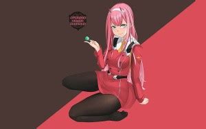 Anime Darling In The Franxx Zero Two Darling In The Franxx Matte Finish ...