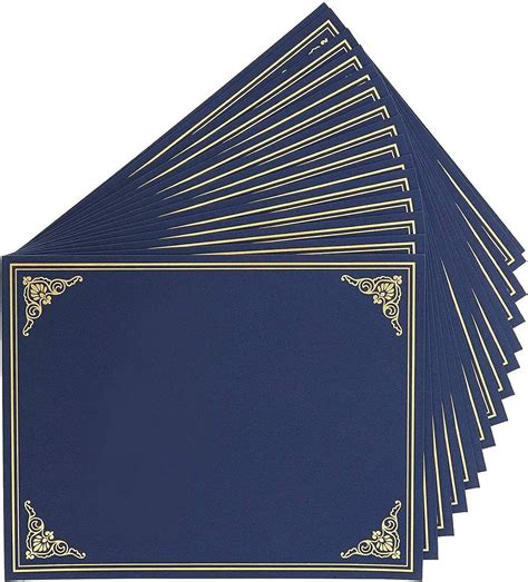 Paper Junkie 24 Pack Certificate Holder Letter-Sized India | Ubuy