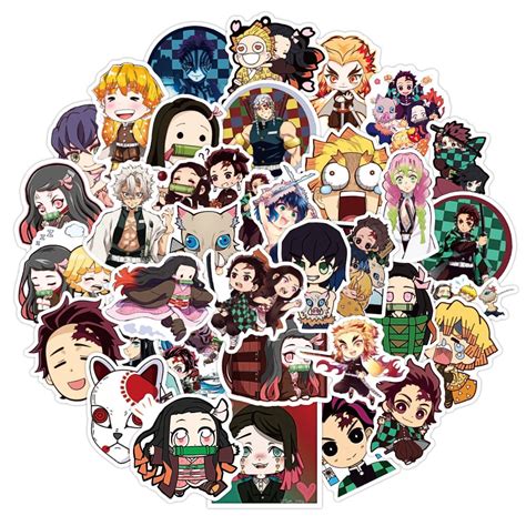 Buy 50pcs Demon Slayer Kimetsu no Yaiba: Yuukaku-hen Anime Cartoon ...