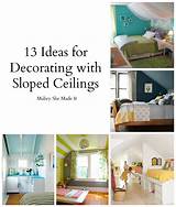 17 Sloped Ceiling Bedroom Design Ideas • Mabey She Made It