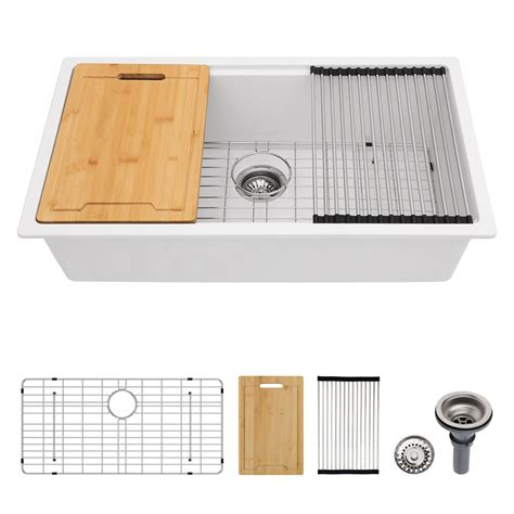 Snapklik.com : Composite Kitchen Sink Undermount 32 Inch Granite ...