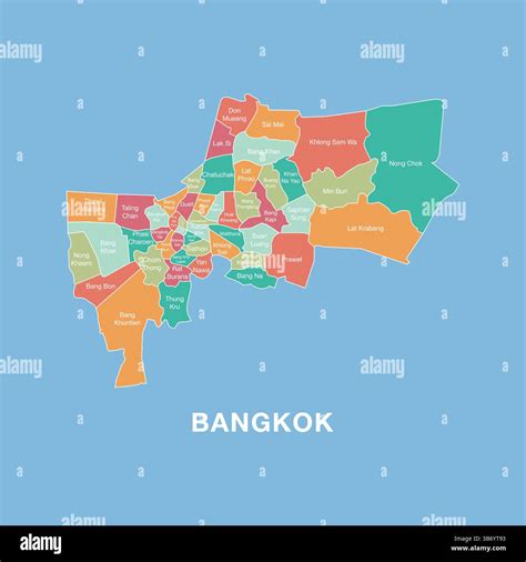 Thailand administrative map hi-res stock photography and images - Alamy
