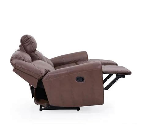 BH LuxeRest Brown 3-Seater Recliner - BuildHUB