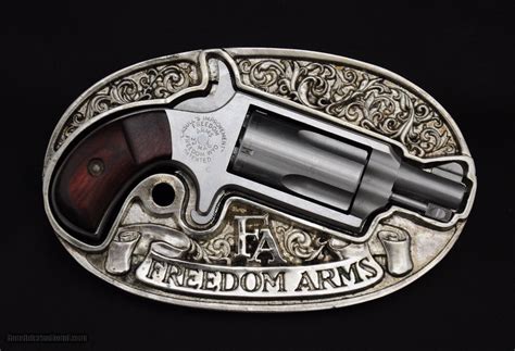 Freedom Arms Belt Buckle 22 Mag with Case