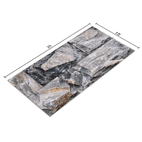 Elevation Wall Tile TL 00067 D Ash Grey 2x1 ft Matte Vitrified Tile ...