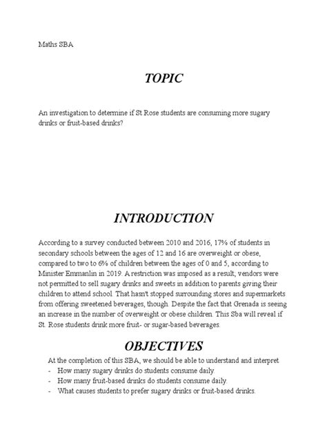 Image result for Maths SBA Examples