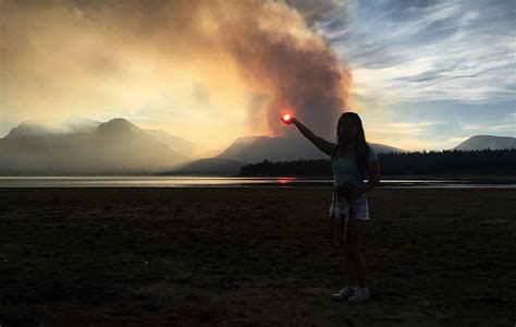 Sunset with Wildfires all in one hand 弹指一挥间 | Photographer: … | Flickr