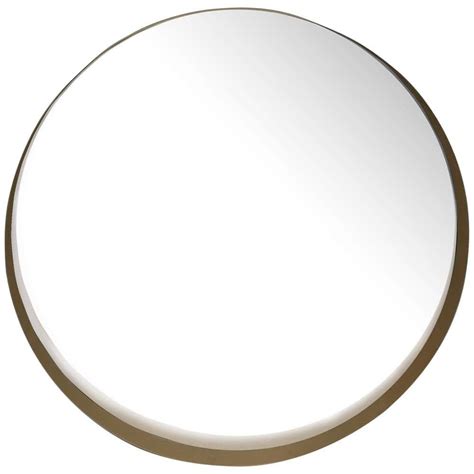 Buy Medium Round Gold Deep-Set Modern Mirror (26 in. Diameter) Online ...