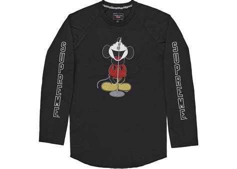 SUPREME NUMBER NINE MICKEY RAGLAN L/S TOP