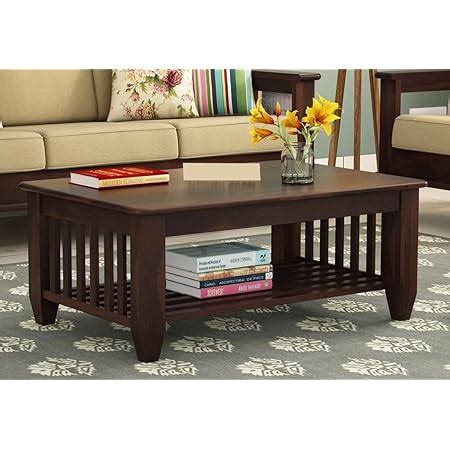 Kalka Exports Solid Sheesham Wood Wooden Centre Table Coffee Table ...