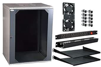 MASS RACK 15U 550X450mm Rack with PDU 6 Socket, 10" Tray(2 Nos), Cable ...
