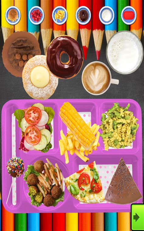 High School Lunch - Kids Breakfast and Lunch Maker Games FREE - App on ...